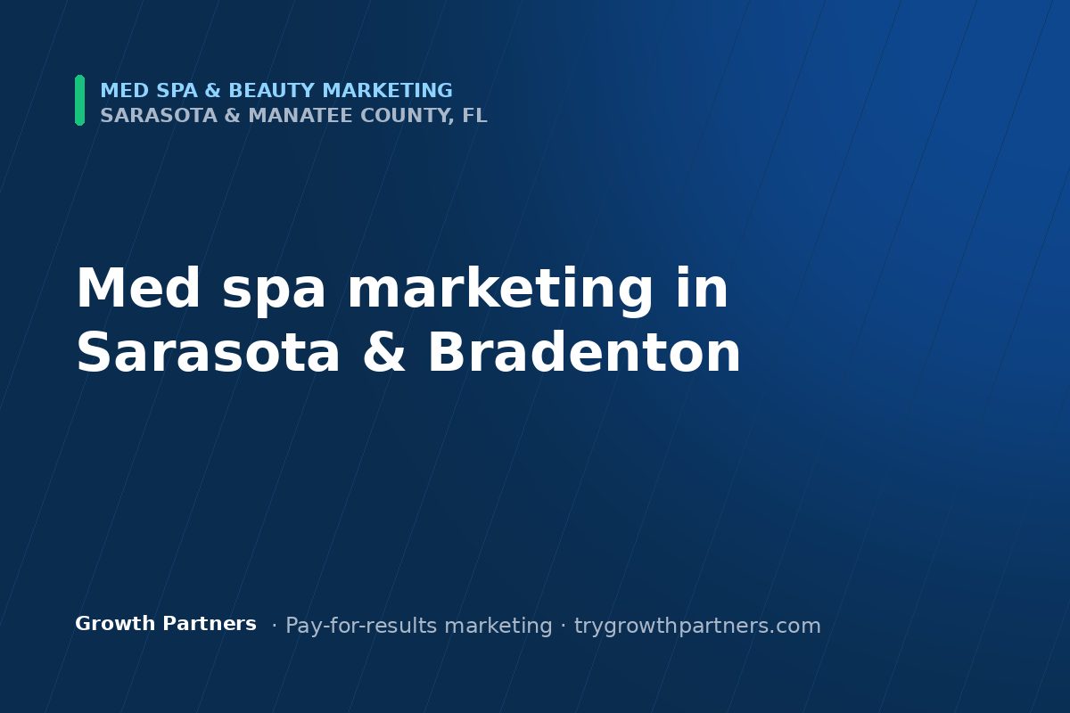 Med Spa & Beauty marketing in Sarasota and Manatee County, Florida