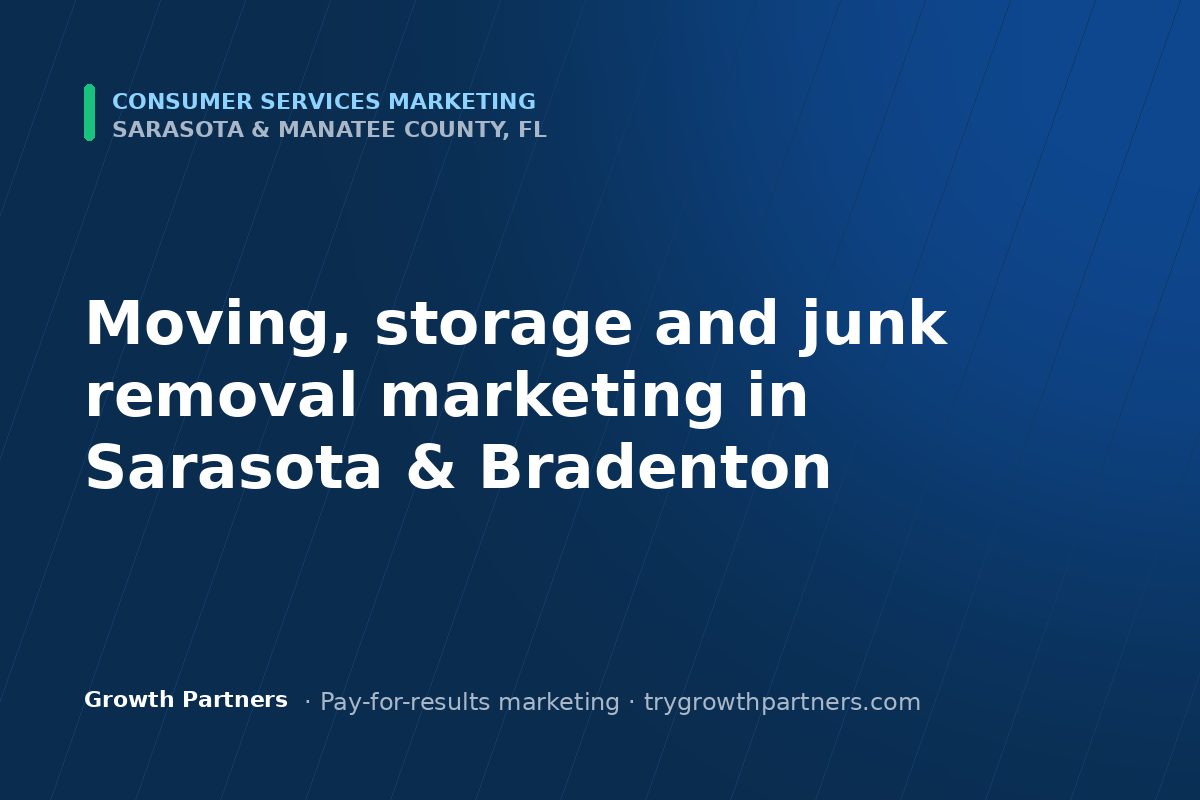 Consumer Services marketing in Sarasota and Manatee County, Florida